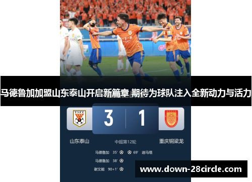 马德鲁加加盟山东泰山开启新篇章 期待为球队注入全新动力与活力 马德鲁加加盟山东泰山开启新篇章 期待为球队注入全新动力与活力